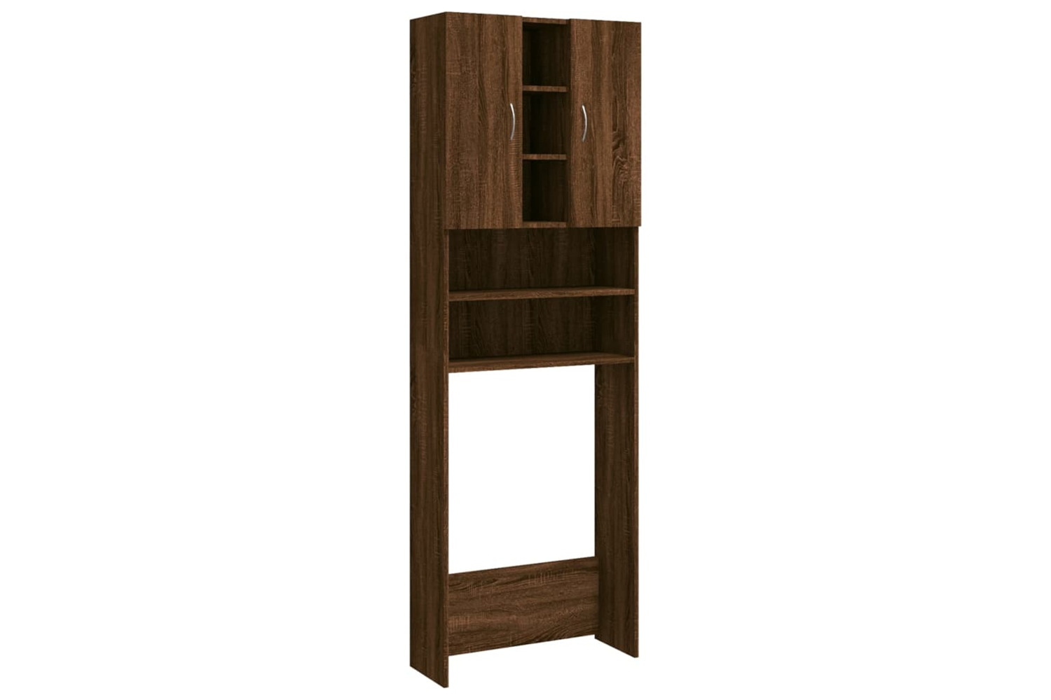 Vidaxl 815959 Washing Machine Cabinet Brown Oak 64x25.5x190 Cm