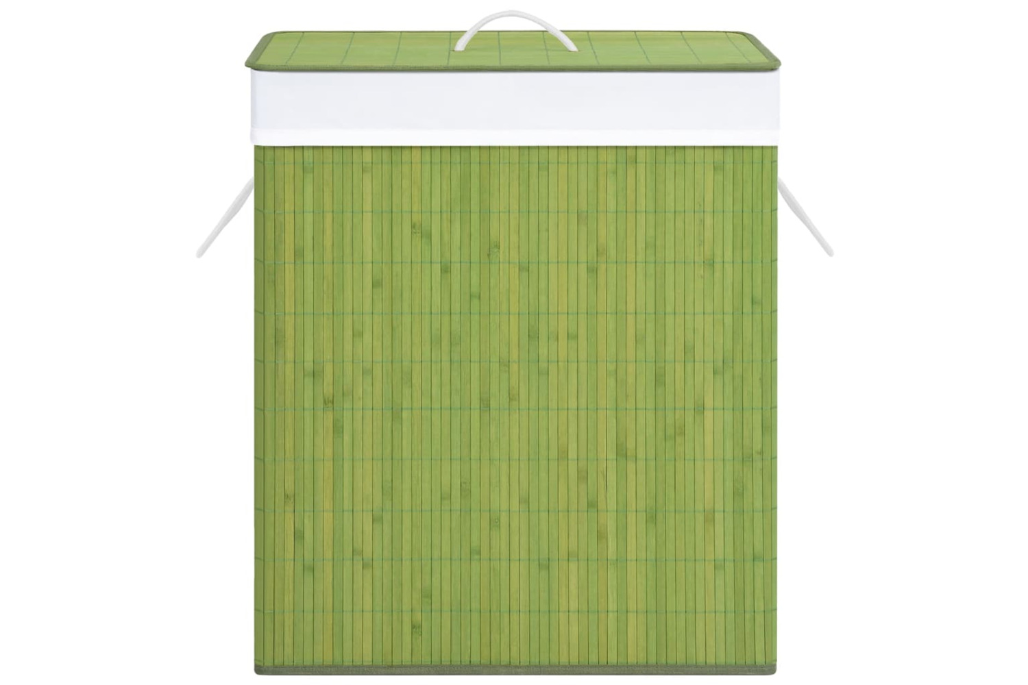 vidaXL 320754 Bamboo Laundry Basket Green 83 L