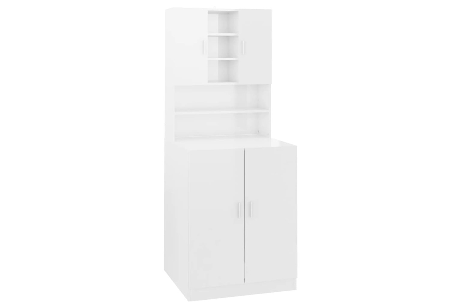 vidaXL 3082014 Washing Machine Cabinet High Gloss White