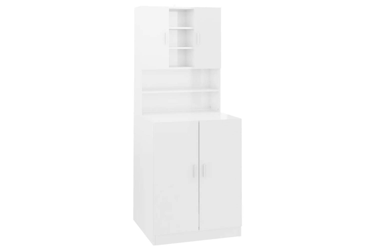 Vidaxl 3082014 Washing Machine Cabinet High Gloss White