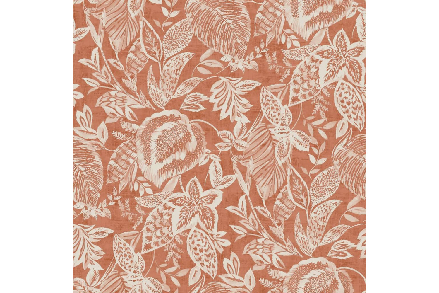Dutch Wallcoverings 442579 Wallpaper Mae Orange And Beige