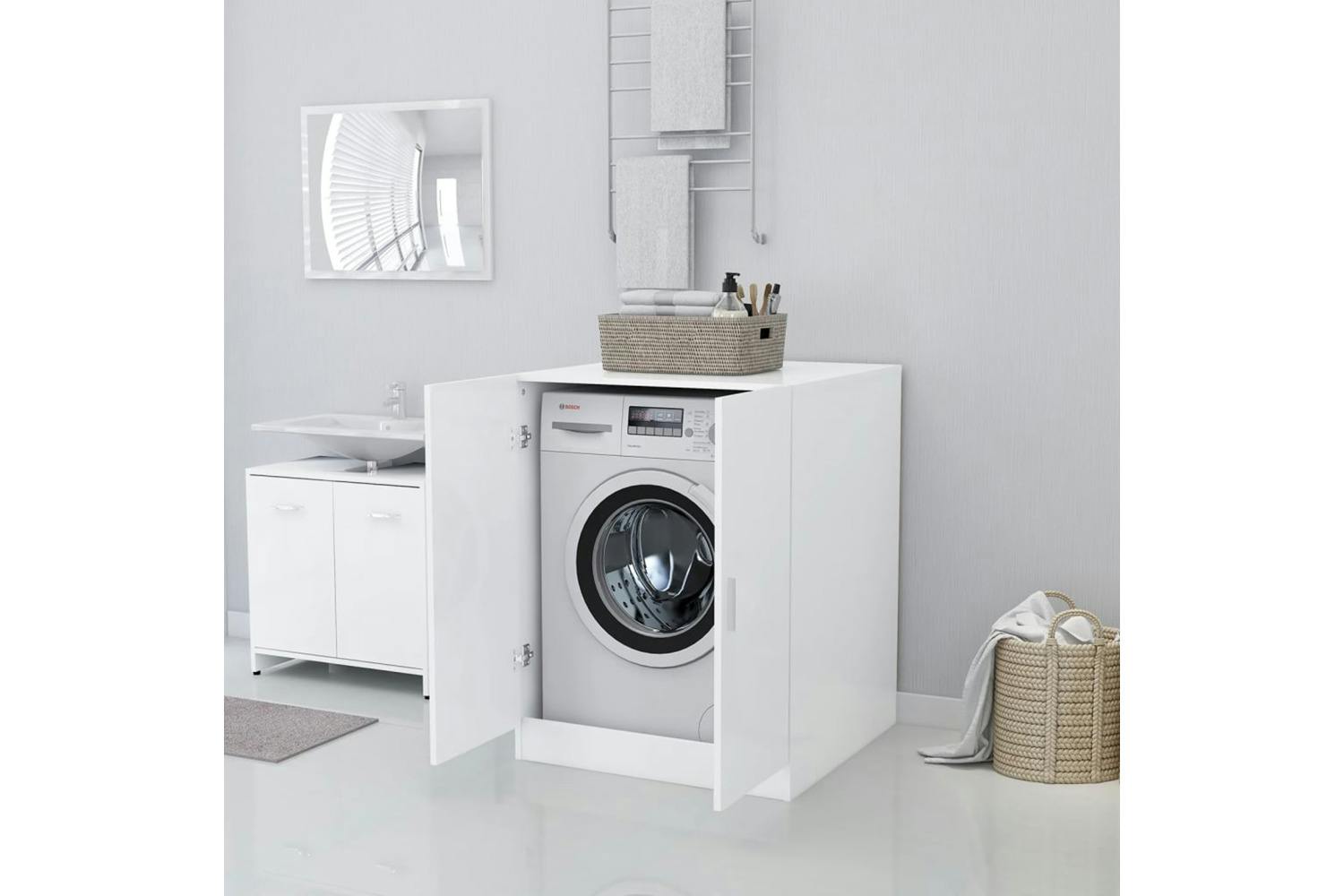 Vidaxl 808395 Washing Machine Cabinet White 71x71.5x91.5 Cm