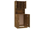Vidaxl 3120182 Washing Machine Cabinet Smoked Oak Engineered Wood