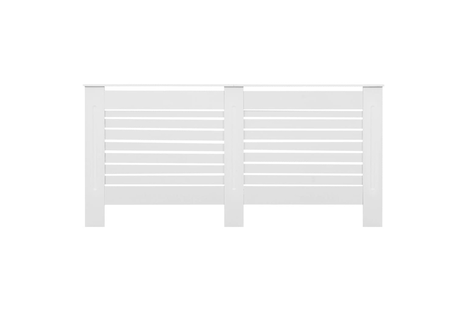vidaXL 3051376 Radiator Covers 2 Pcs White 172x19x81.5cm Mdf