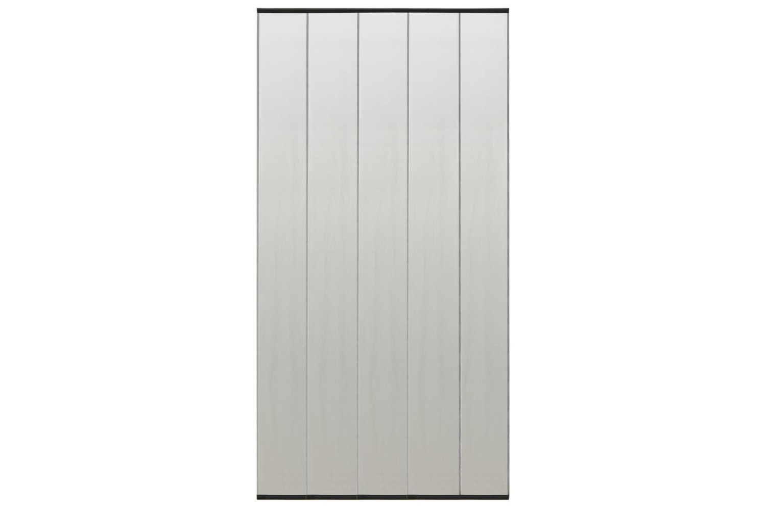 vidaXL 148711 Insect Door Screen With 5-piece Mesh Curtain Black 120x240cm