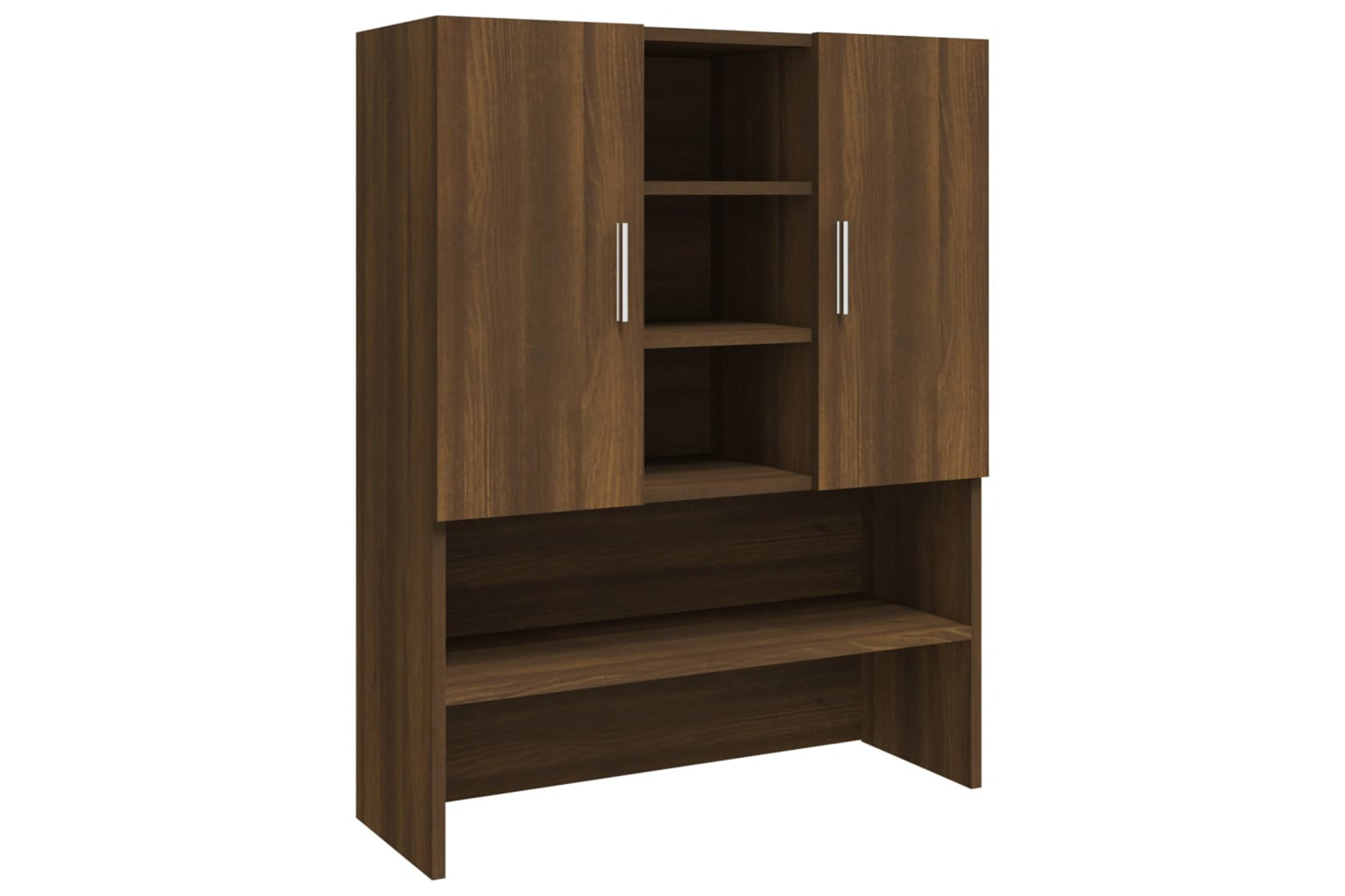 vidaXL 815947 Washing Machine Cabinet Brown Oak 70.5x25.5x90cm