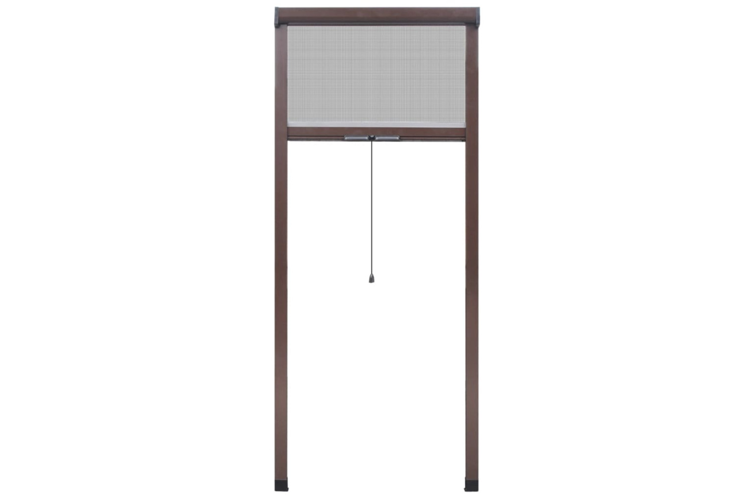 vidaXL 141574 Brown Roll Down Insect Screen For Windows 60 X 150cm