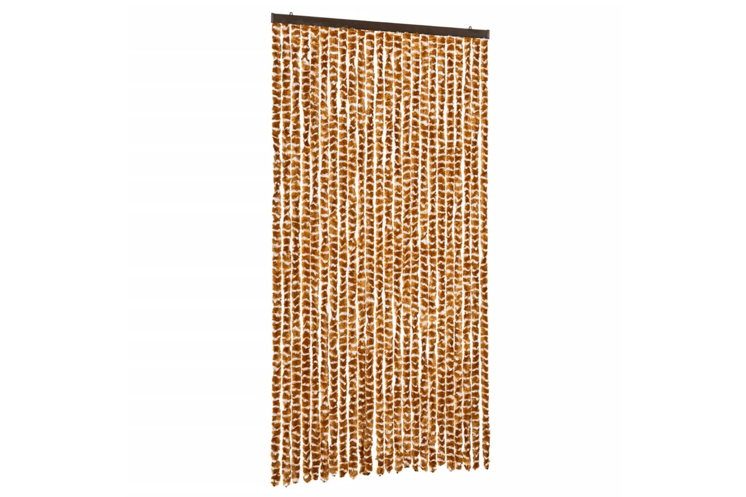 vidaXL Insect Curtain Ochre And White 100x220cm Chenille