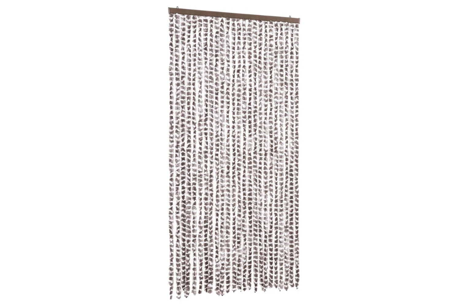 vidaXL Insect Curtain Taupe And White 100x220cm Chenille