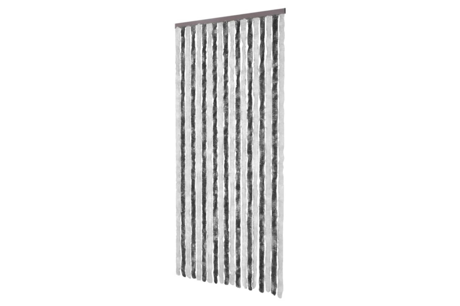 vidaXL 241224 Insect Curtain Grey And White 90x220cm Chenille