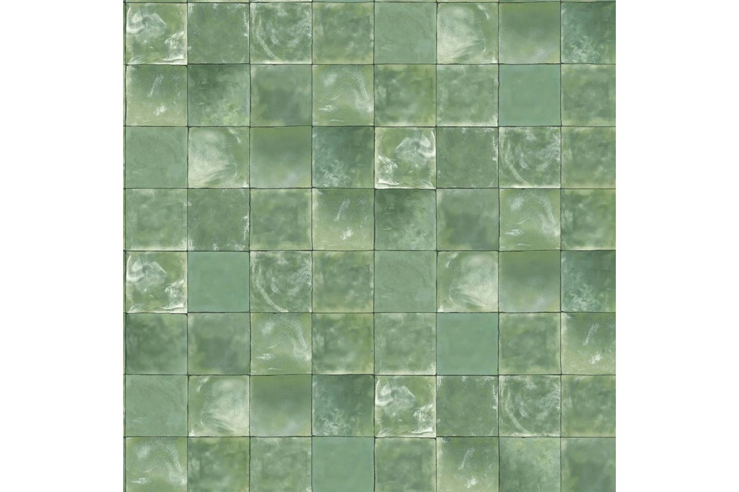 Noordwand 434279 Evergreen Wallpaper Tiles Green