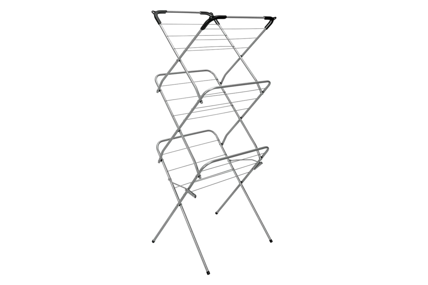 Metaltex 443457 3-tier Drying Rack Tec Concerto Slim 9.5 M