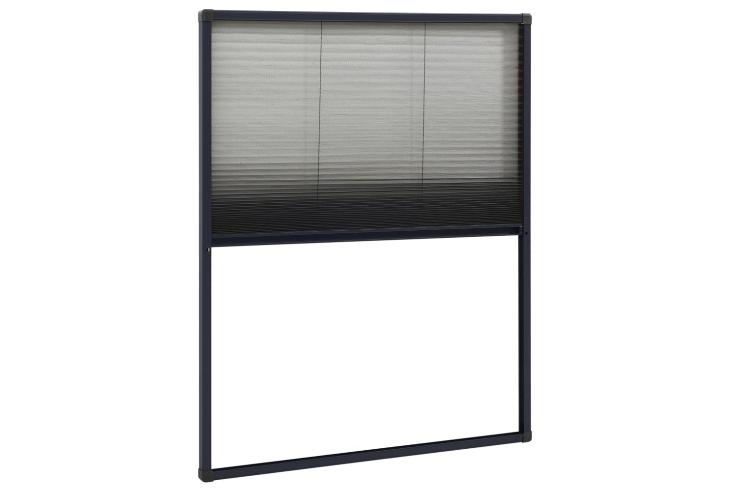 vidaXL 148663 Plisse Insect Screen For Windows Aluminium Anthracite 60x80cm