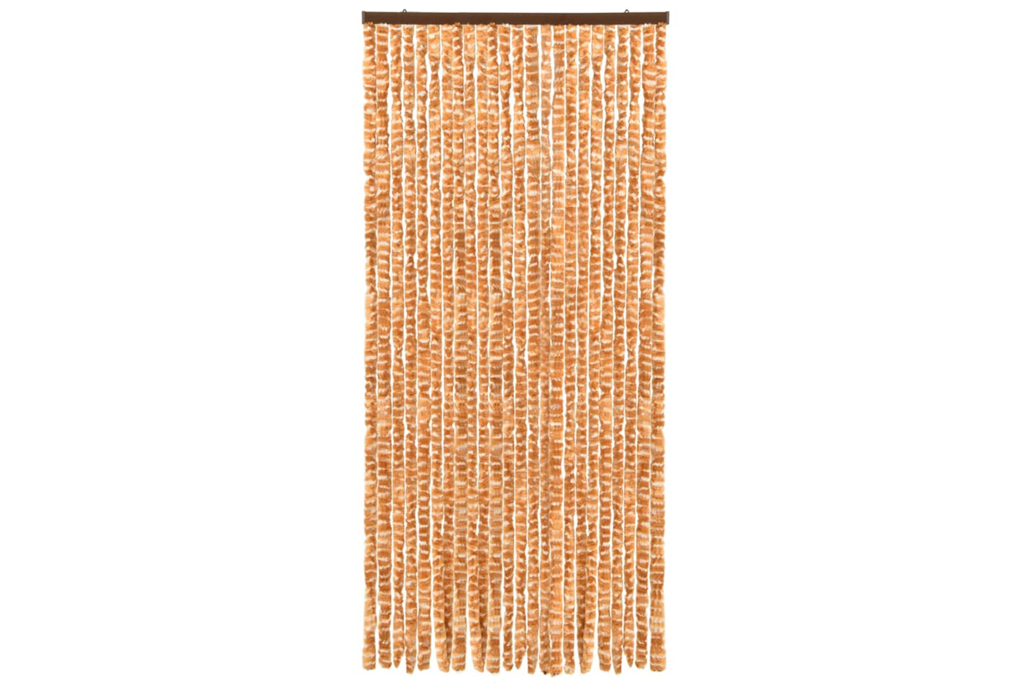 vidaXL Insect Curtain Ochre And White 90x220cm Chenille