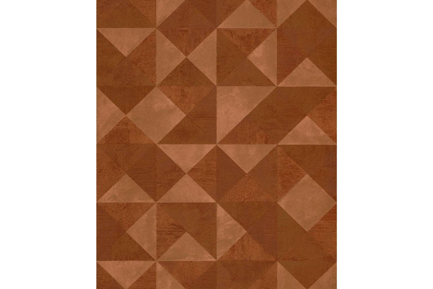 Noordwand 440486 Topchic Wallpaper Graphic Shapes Facet Metallic Orange