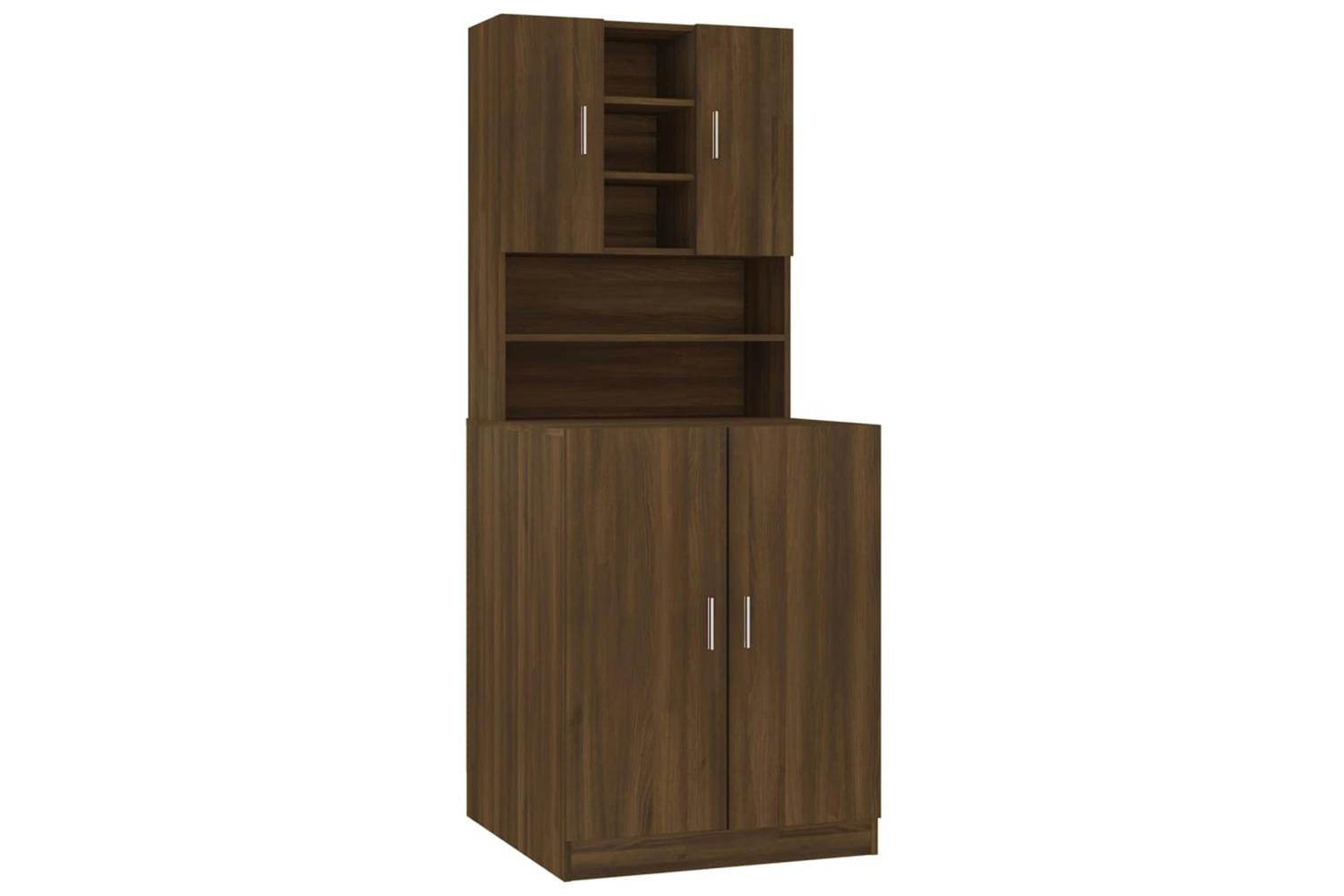 Vidaxl 3120184 Washing Machine Cabinet Brown Oak Engineered Wood
