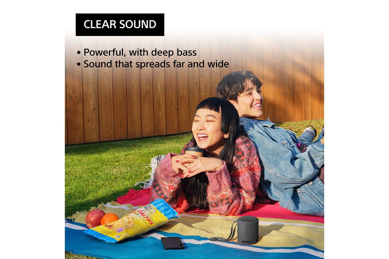 Sony SRS-XB100 Portable Wireless Speaker | Black