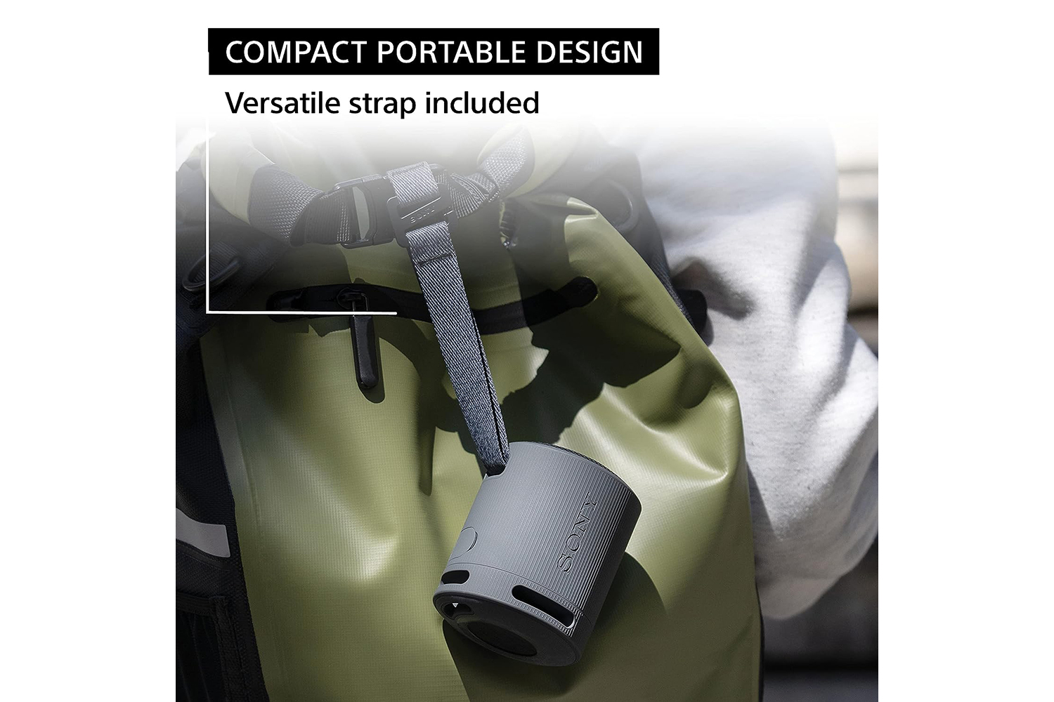 Sony SRS-XB100 Portable Wireless Speaker | Light Grey