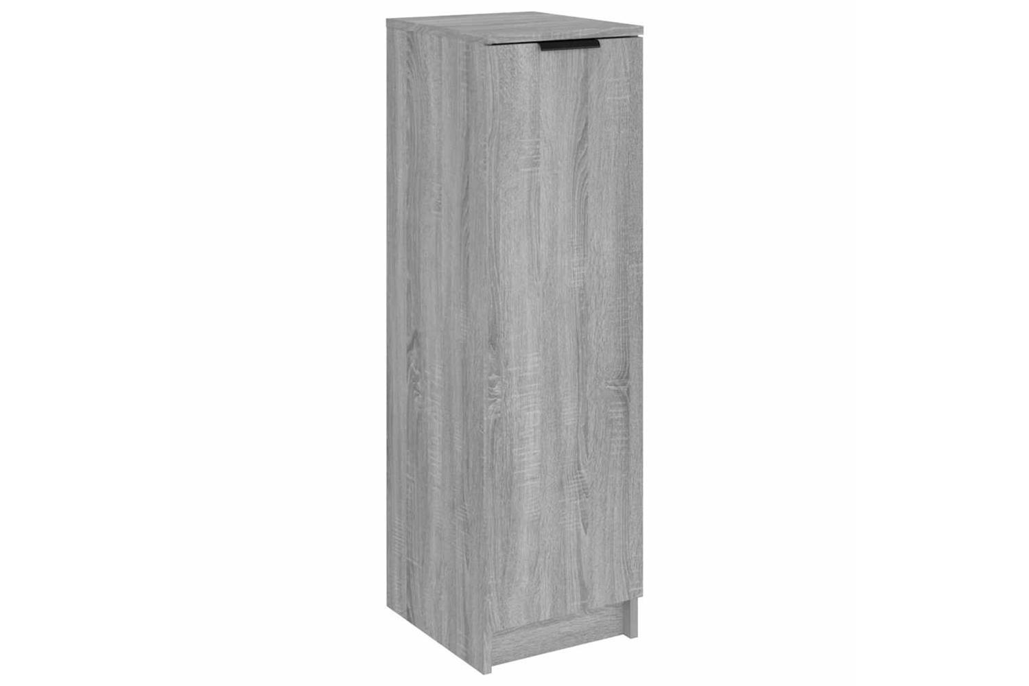 Vidaxl Shoe Cabinet Grey Sonoma 30x35x100 Cm Engineered Wood