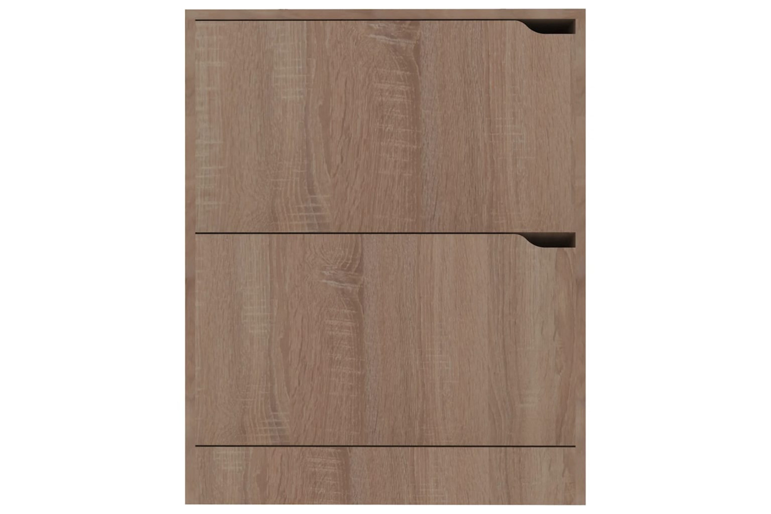 vidaXL 338120 Shoe Cabinet With 2 Doors Sonoma Oak 59x24x74cm Engineered Wood