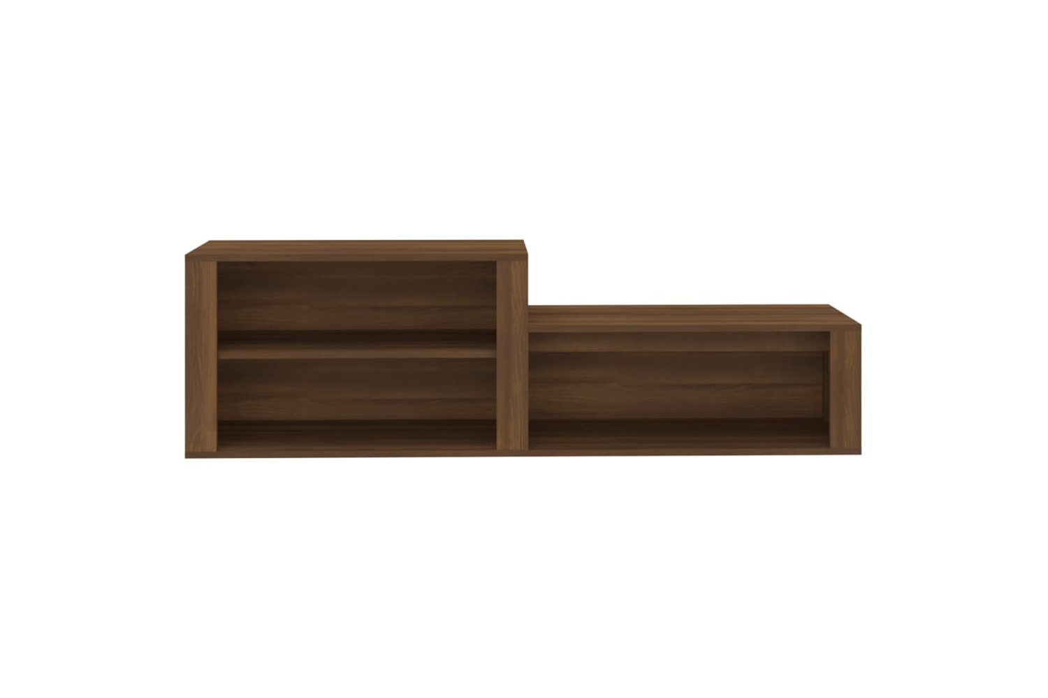 vidaXL 816919 Shoe Cabinet Brown Oak 150x35x45cm Engineered Wood