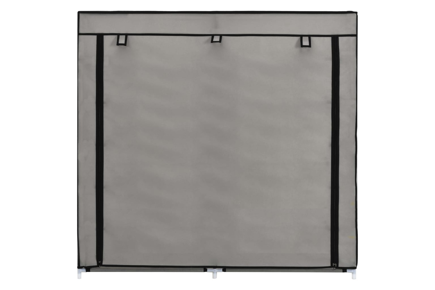 vidaXL 282434 Shoe Cabinet With Cover Grey 115x28x110cm Fabric