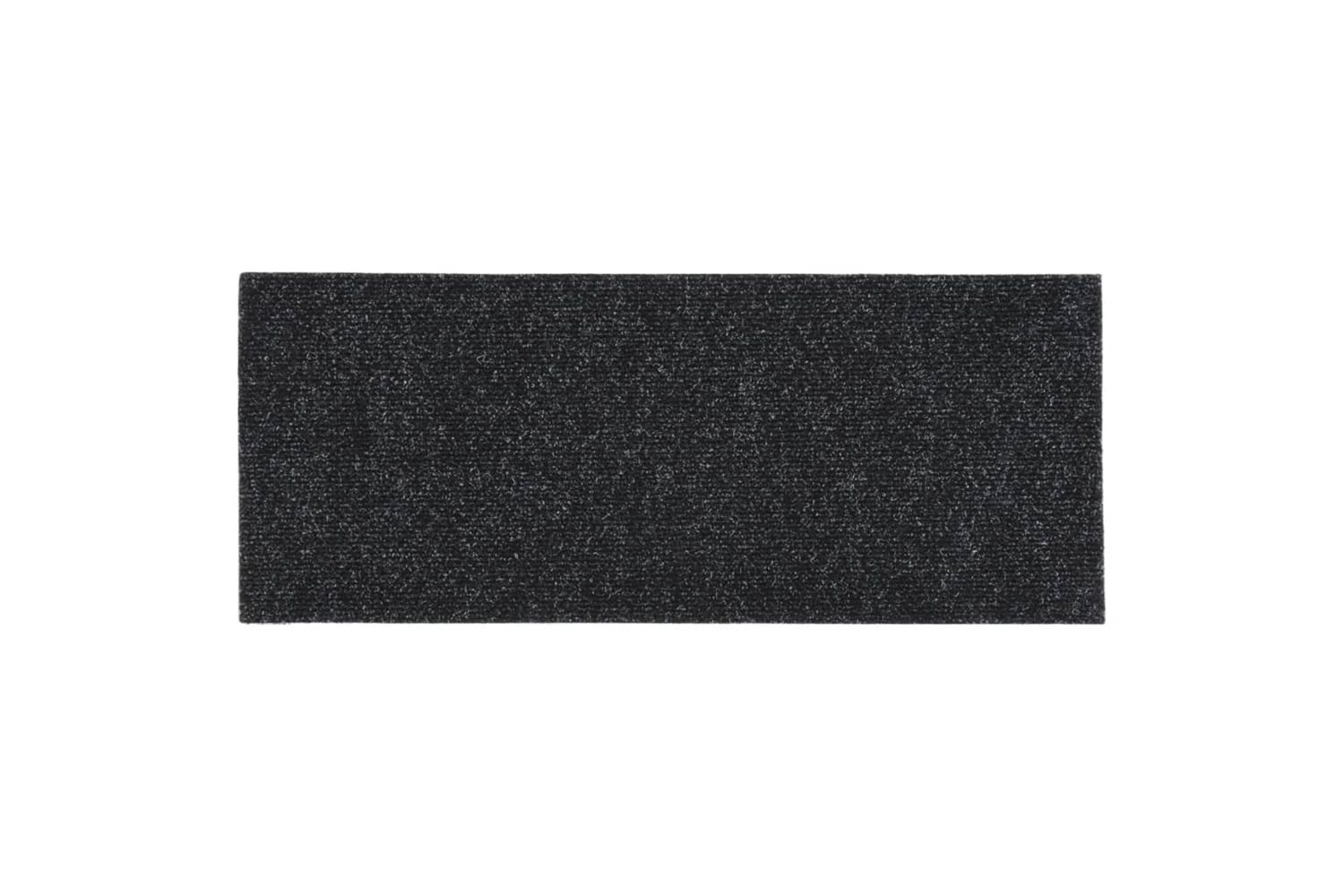 vidaXL 326914 Self-adhesive Stair Mats Rectangular 15 Pcs 60x25cm Black