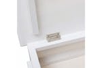 Vidaxl 284083 Shoe Cabinet White 50x28x58 Cm Paulownia Wood