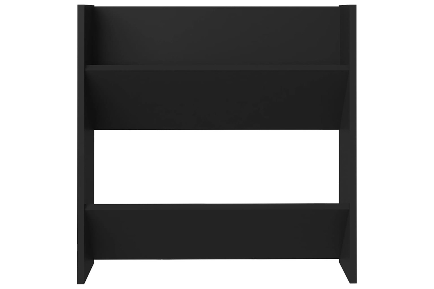 vidaXL 806719 Wall Shoe Cabinets 4 Pcs Black 60x18x60cm Engineered Wood