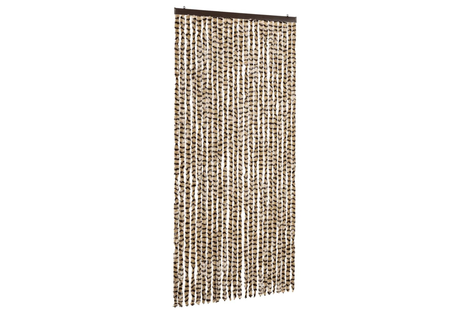 vidaXL Insect Curtain Beige And Brown 100x220cm Chenille