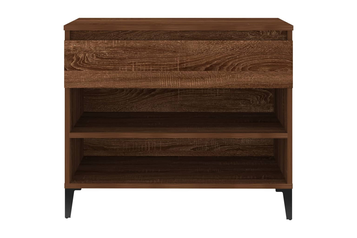 vidaXL 819771 Shoe Cabinet Brown Oak 70x36x60cm Engineered Wood