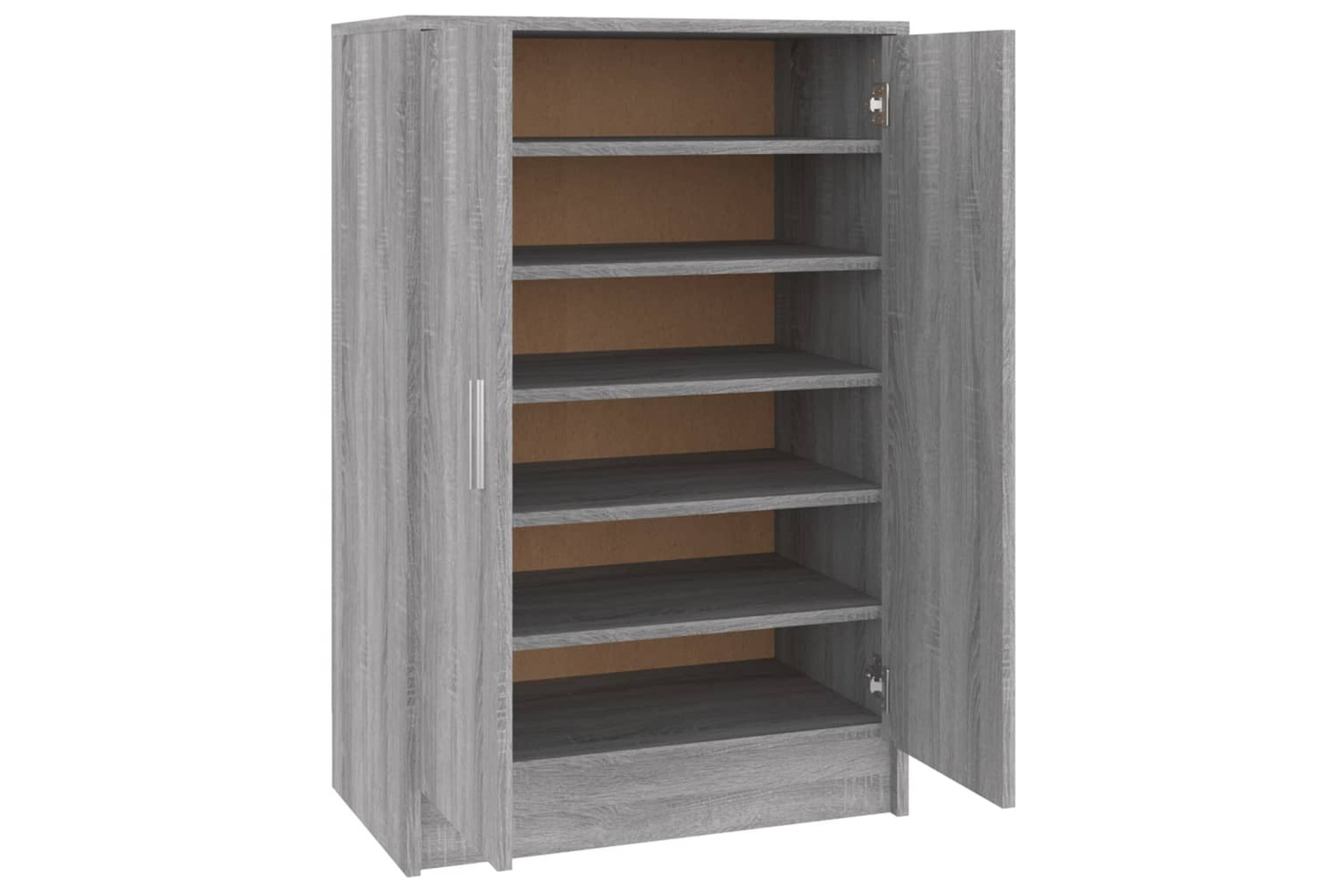 vidaXL Shoe Cabinet Grey Sonoma 60x35x92cm Engineered Wood