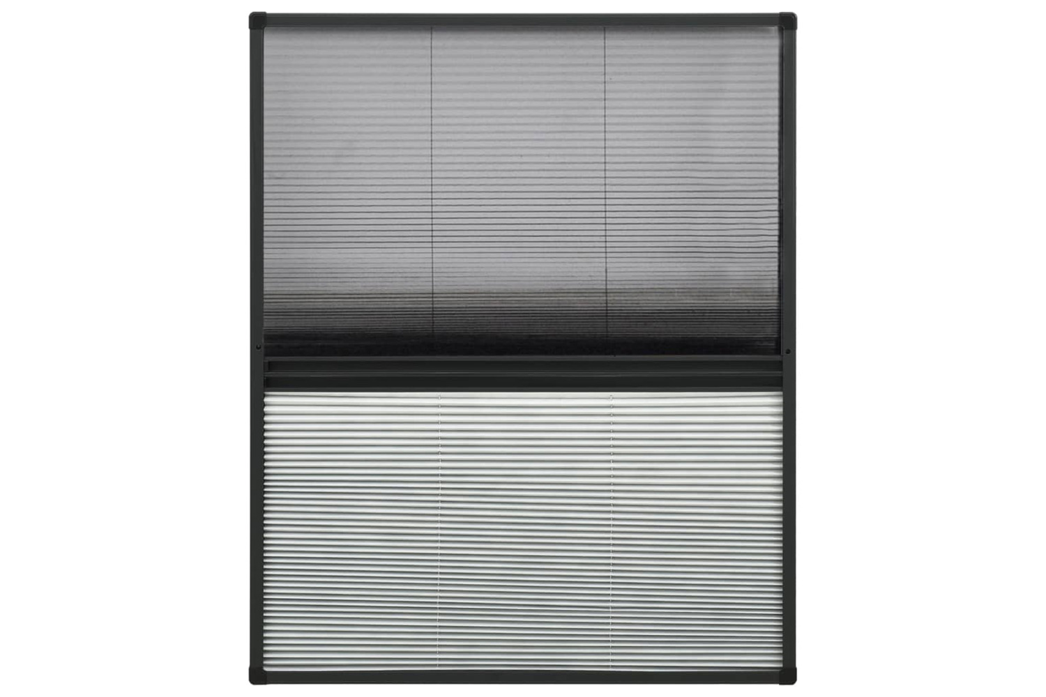 vidaXL 148682 Plisse Insect Screen For Windows Aluminium 60x80cm With Shade