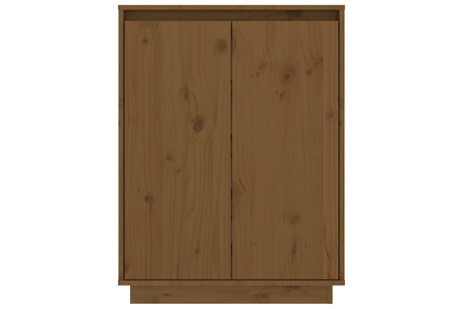 vidaXL 813533 Shoe Cabinet Honey Brown 60x35x80cm Solid Wood Pine