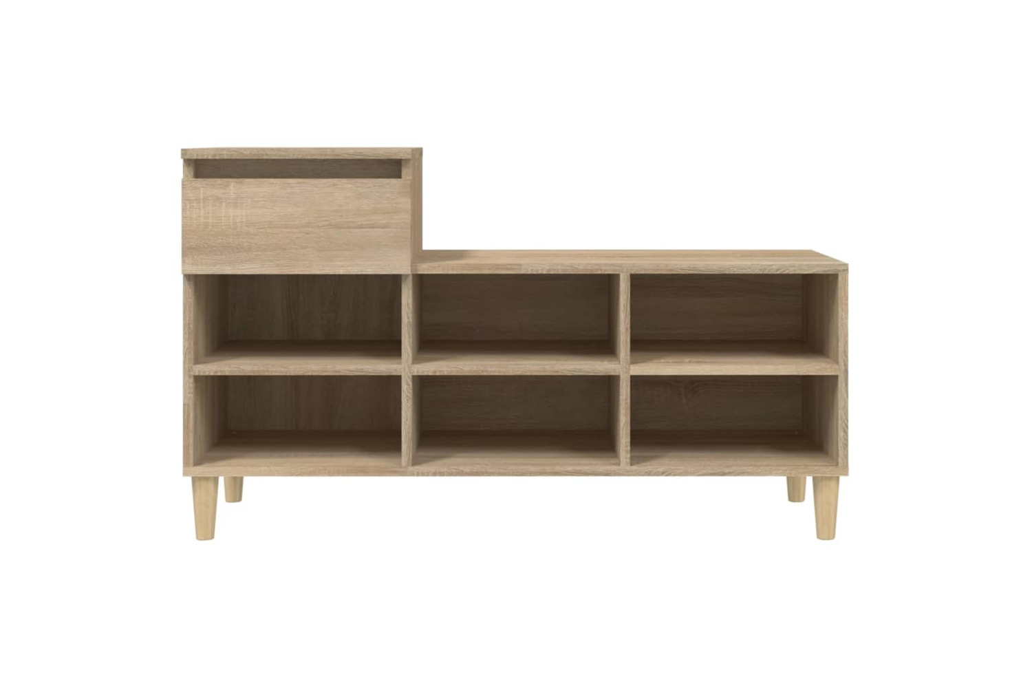 vidaXL 821207 Shoe Cabinet Sonoma Oak 102x36x60cm Engineered Wood