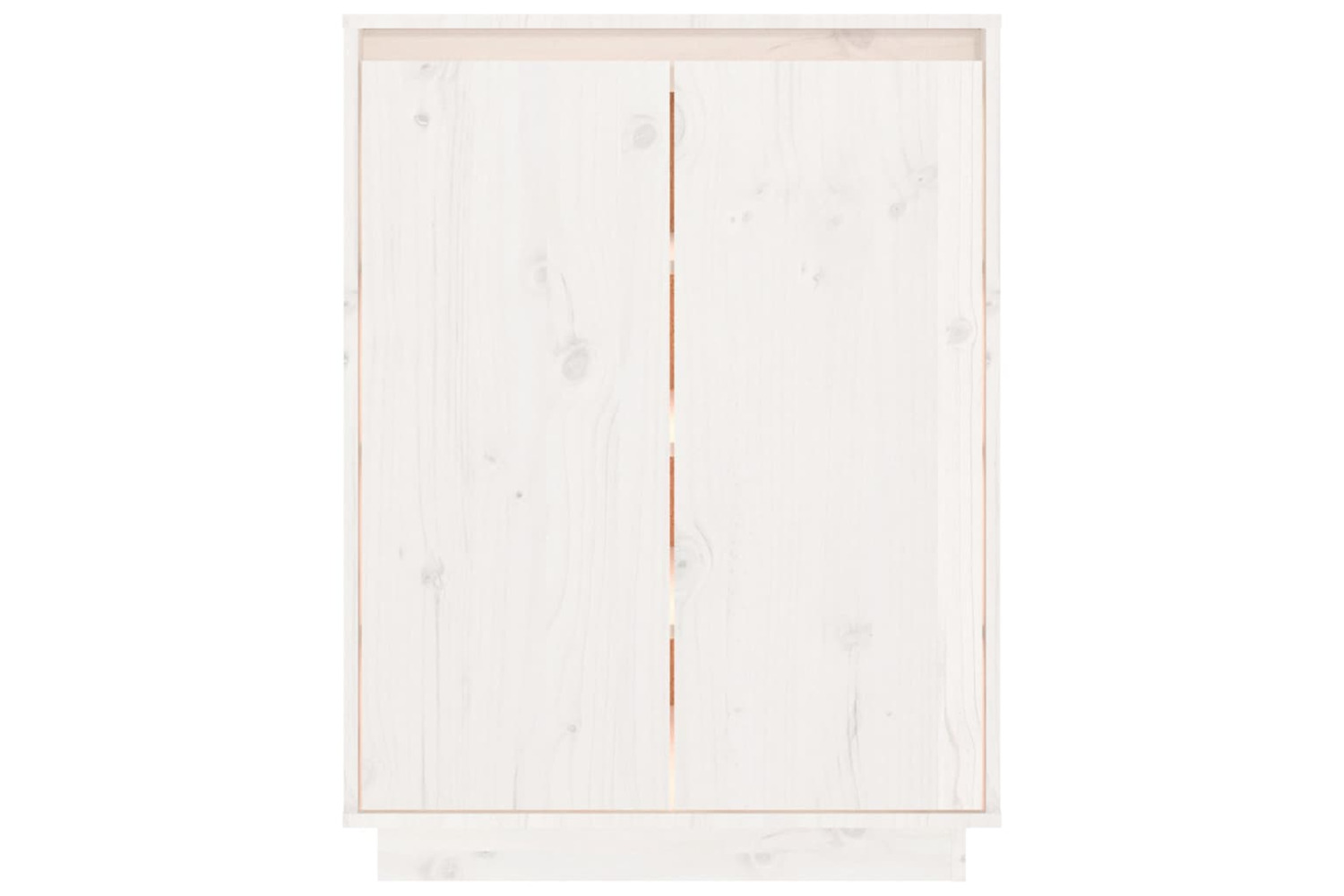 vidaXL 813531 Shoe Cabinet White 60x35x80cm Solid Wood Pine