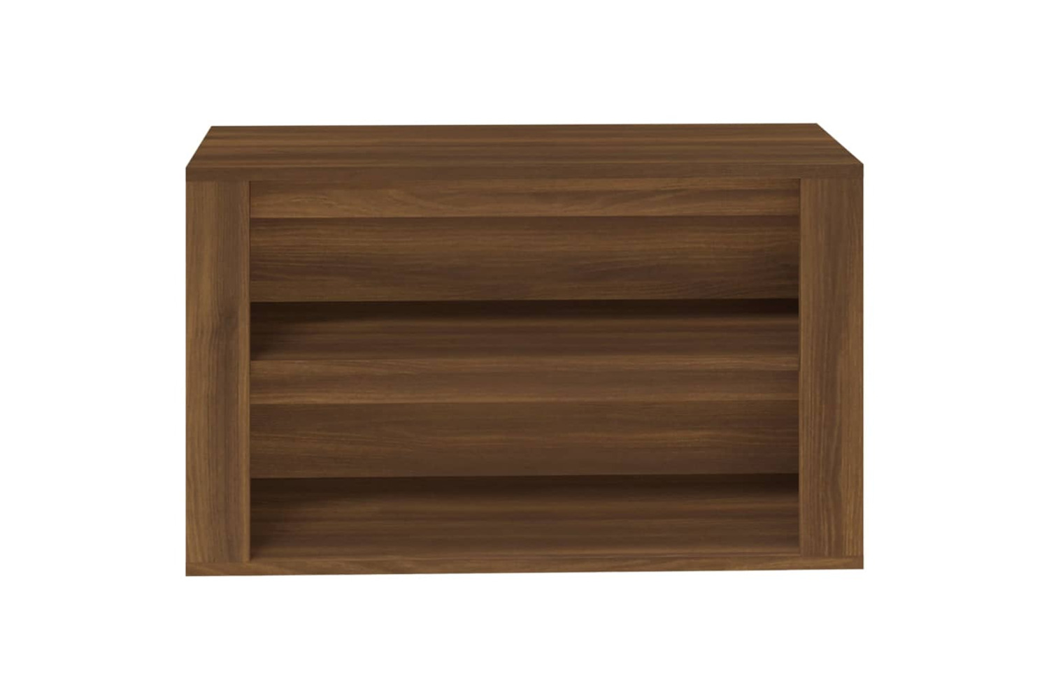 vidaXL 816903 Shoe Rack Brown Oak 75x35x45cm Engineered Wood