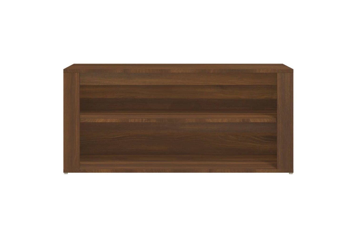 vidaXL 816911 Shoe Rack Brown Oak 100x35x45cm Engineered Wood
