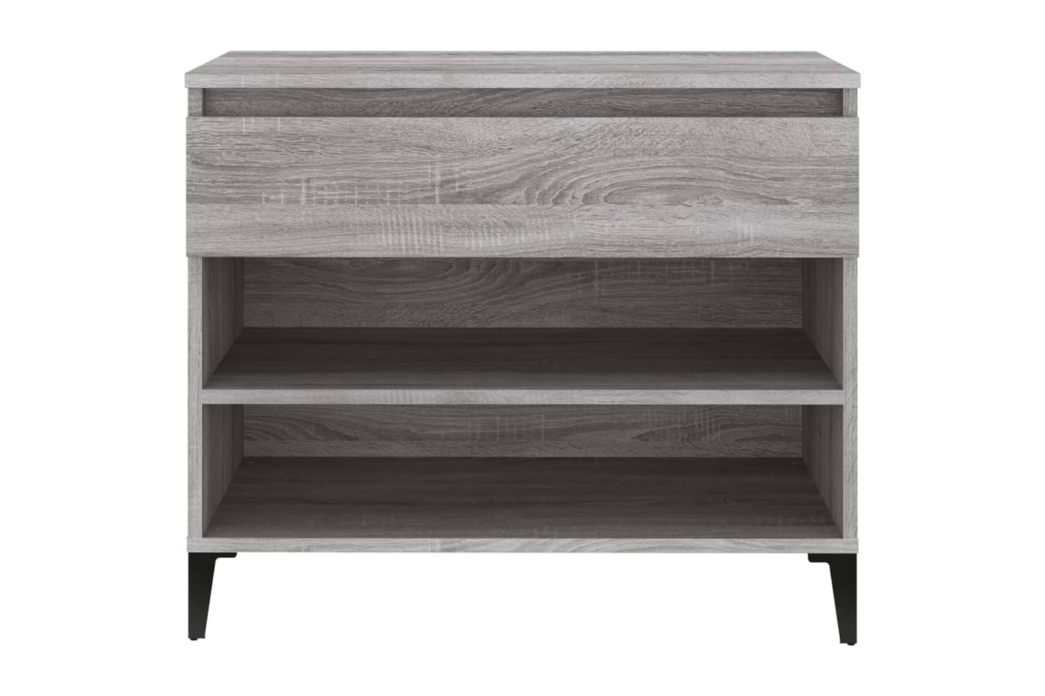 vidaXL 819770 Shoe Cabinet Grey Sonoma 70x36x60cm Engineered Wood