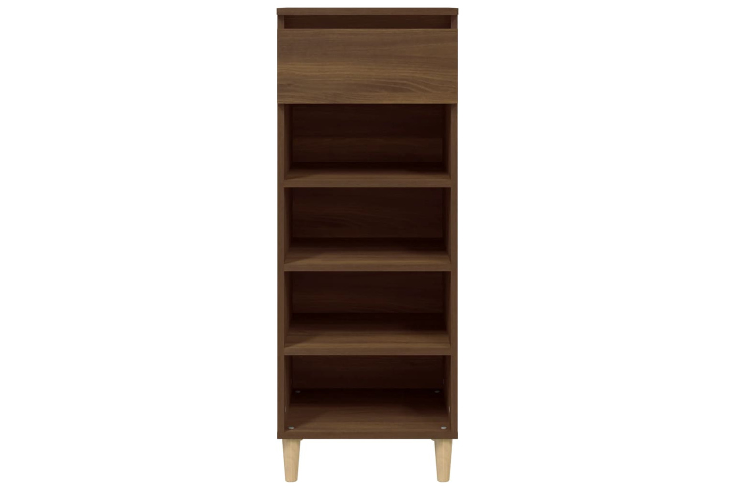 vidaXL 819779 Shoe Cabinet Brown Oak 40x36x105cm Engineered Wood