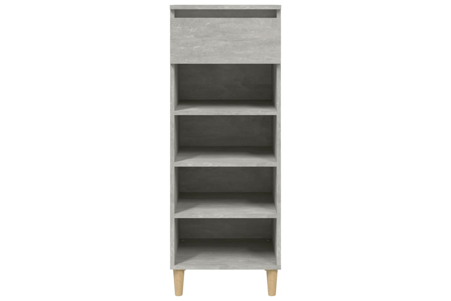 vidaXL 819776 Shoe Cabinet Concrete Grey 40x36x105cm Engineered Wood