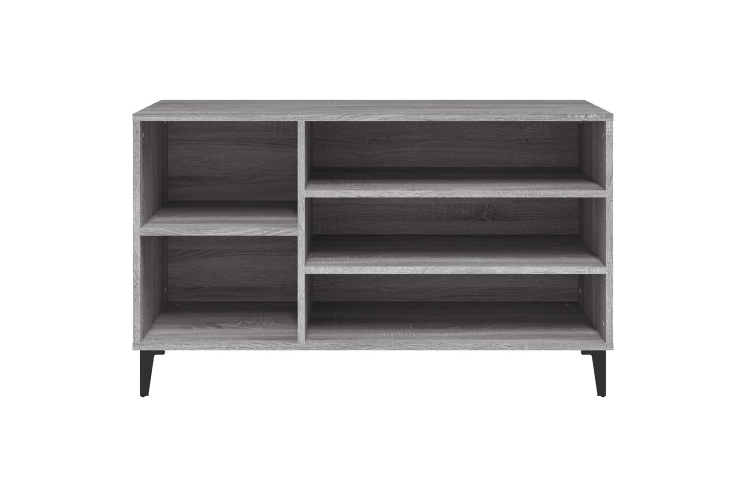 vidaXL 819754 Shoe Cabinet Grey Sonoma 102x36x60cm Engineered Wood