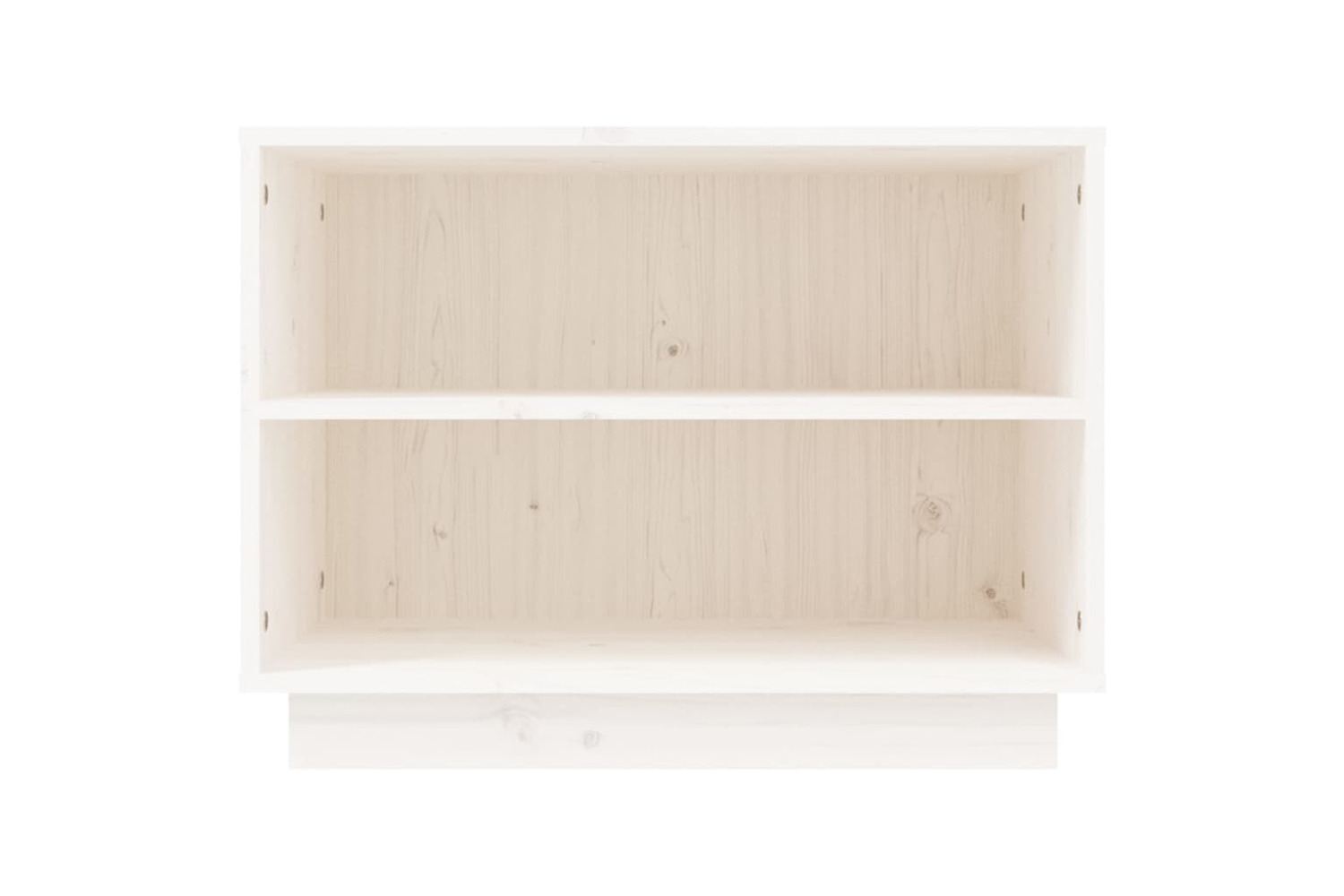 vidaXL 813546 Shoe Cabinet White 60x34x45cm Solid Wood Pine