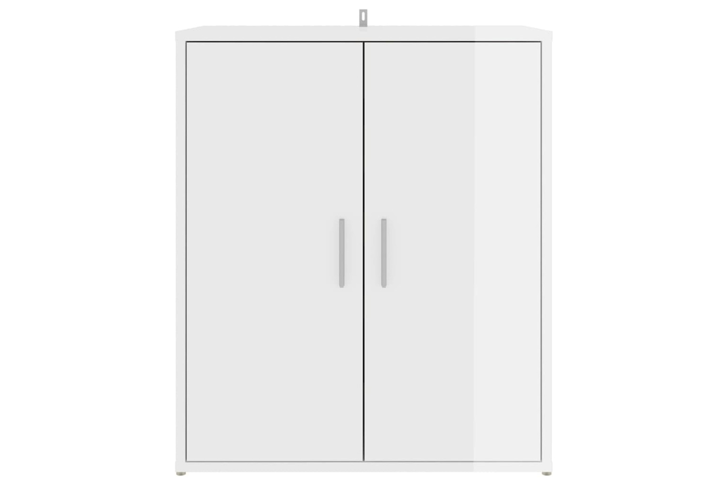 vidaXL 808924 Shoe Cabinet High Gloss White 60x35x70cm Engineered Wood