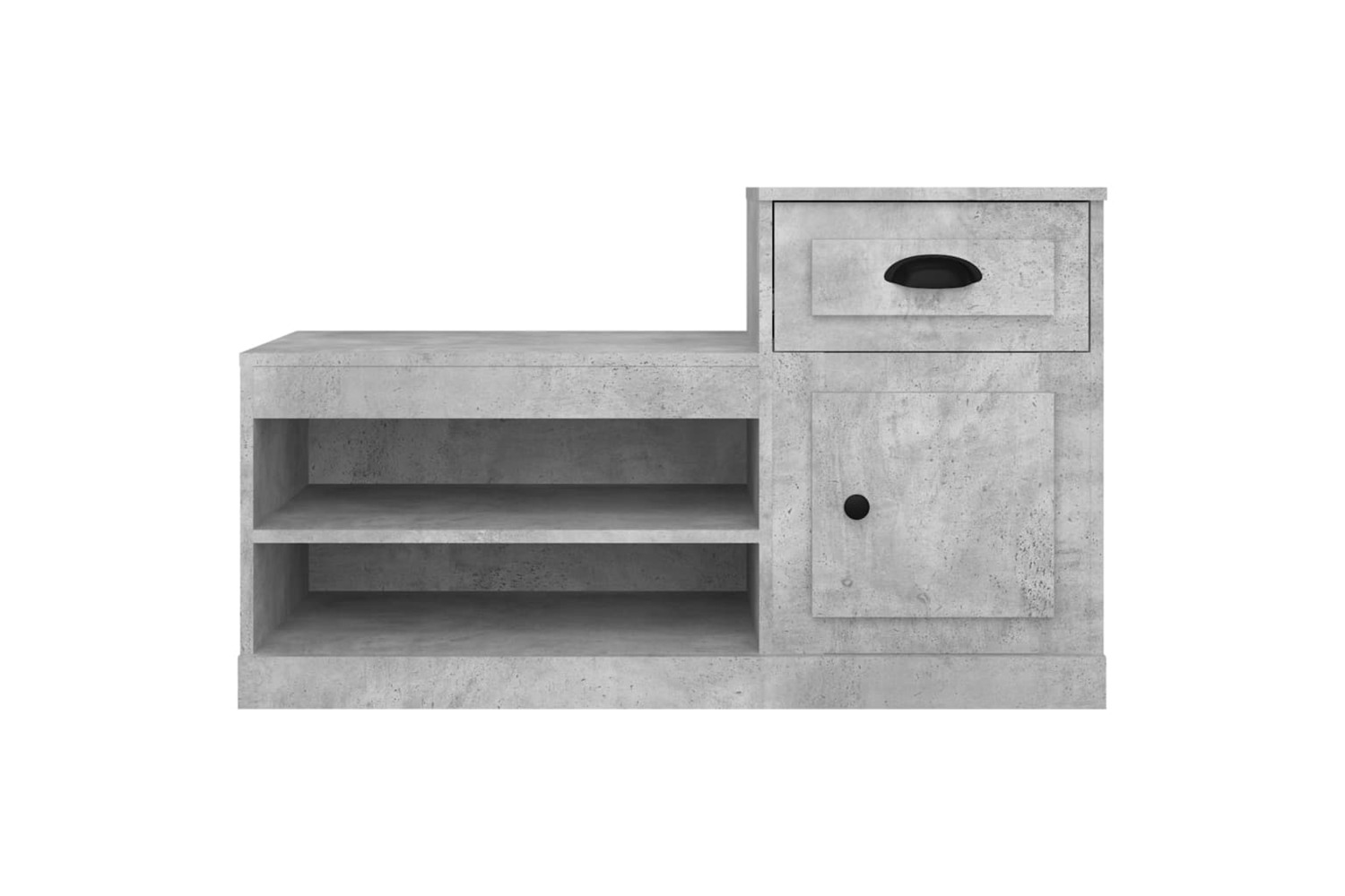 vidaXL 816420 Shoe Cabinet Concrete Grey 100x42x60cm Engineered Wood