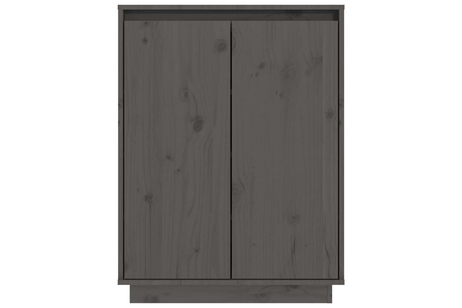 vidaXL 813532 Shoe Cabinet Grey 60x35x80cm Solid Wood Pine