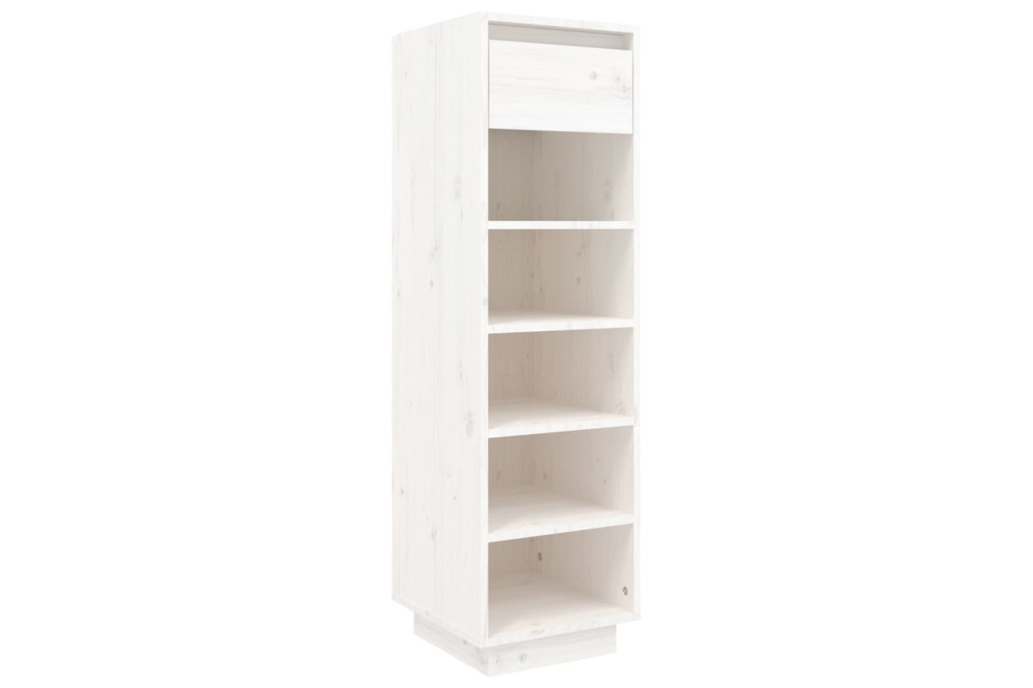 vidaXL Shoe Cabinet White 30x34x105cm Solid Wood Pine