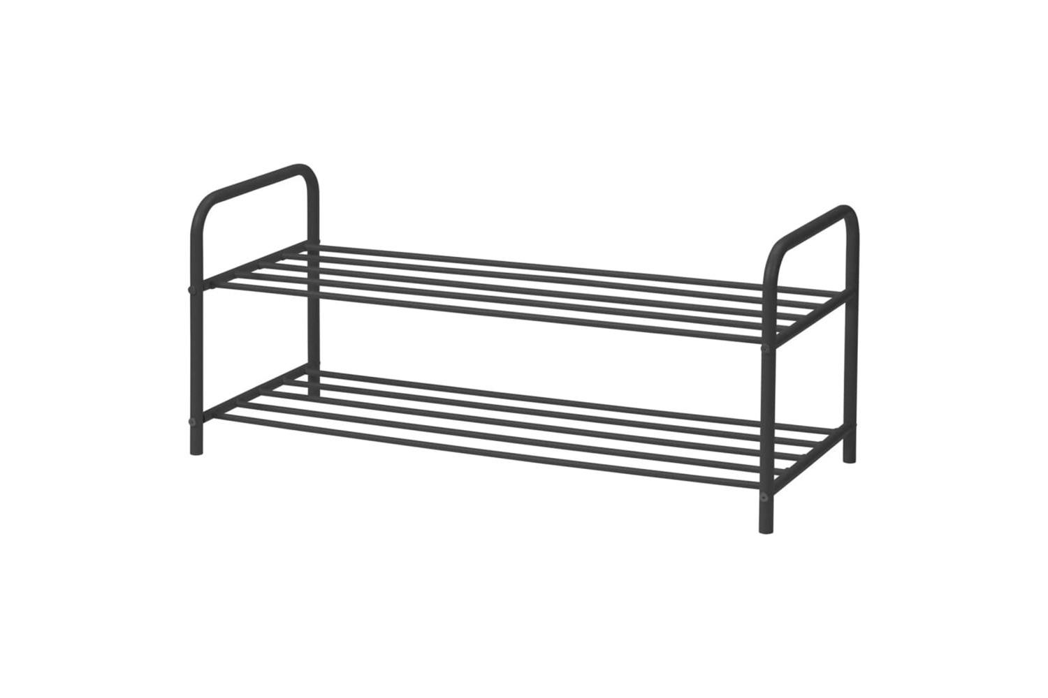 Storage Solutions 442522 Storage Solutions Shoe Rack With 2 Levels 91x35x38.5 Cm