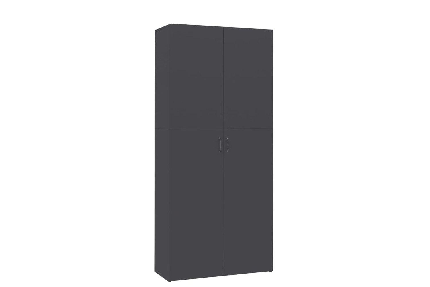 vidaXL 800290 Shoe Cabinet Grey 80x35.5x180cm Engineered Wood