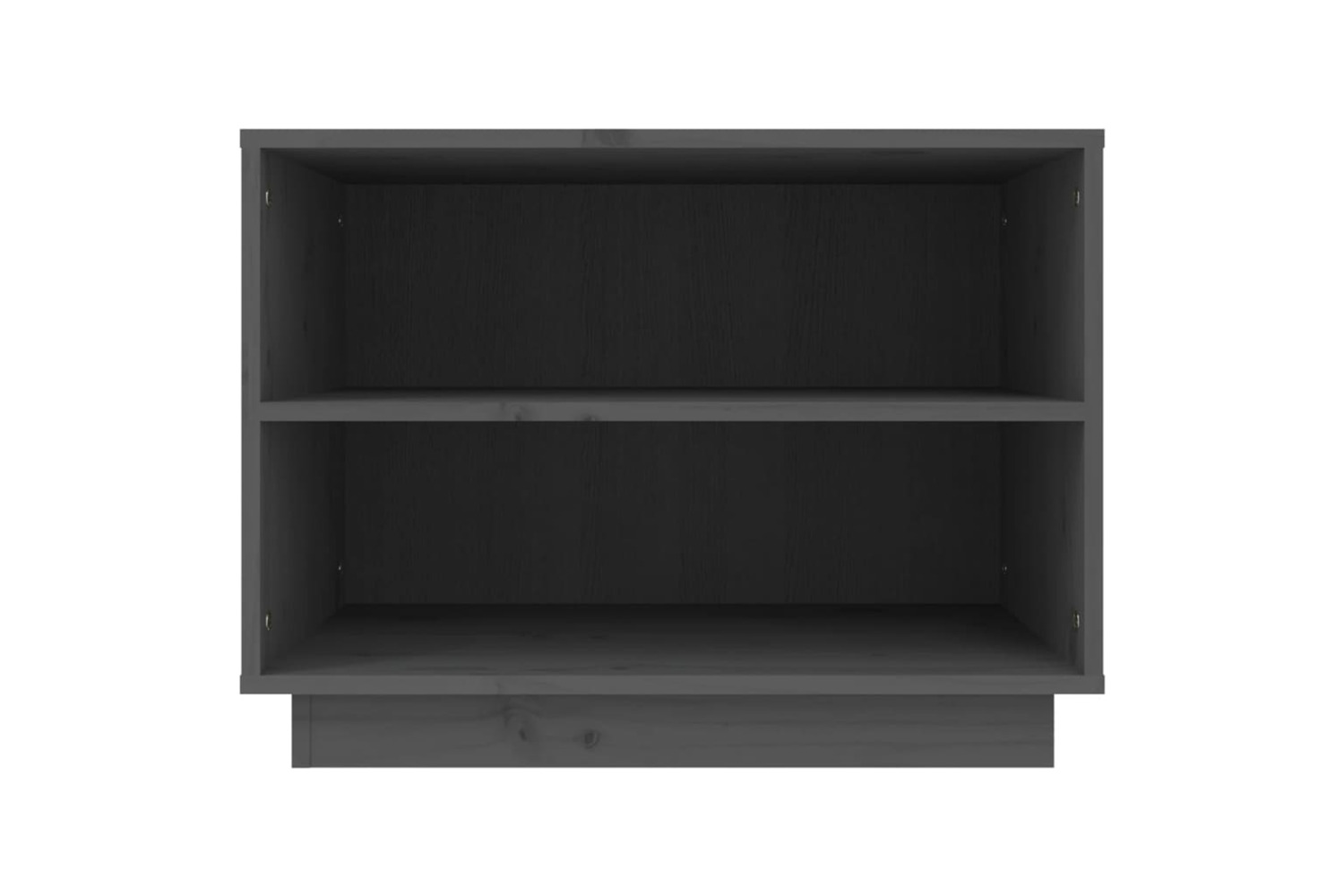 vidaXL 813547 Shoe Cabinet Grey 60x34x45cm Solid Wood Pine